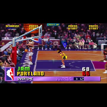 NBA JAM Rewind: Scorpion Breaks The Backboard Glass!