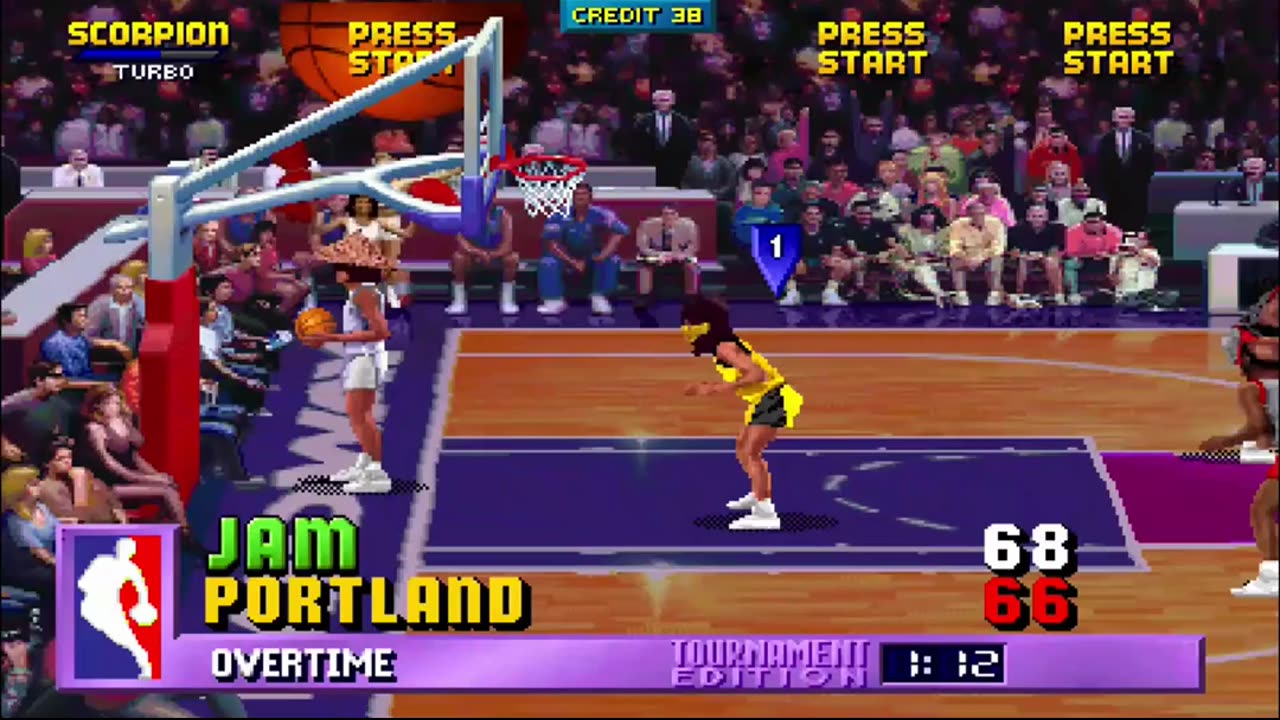 NBA JAM Rewind: Scorpion Breaks The Backboard Glass!