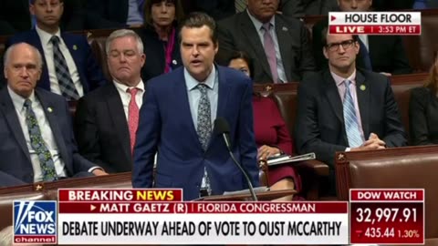 Gaetz response to Scalise