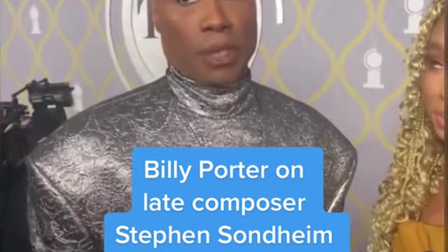 Billy Porter on late composer Stephen Sondheim