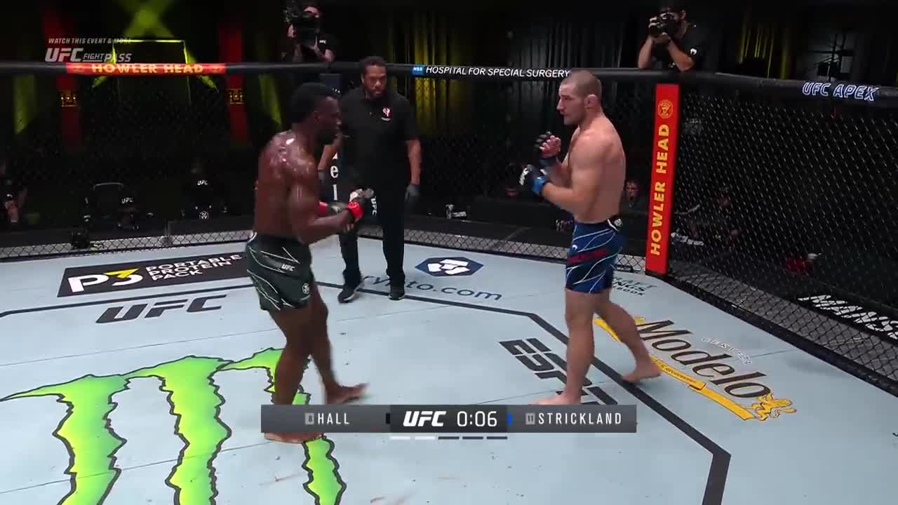 WATCH : UFC Free FULL Fight: Sean Strickland vs Uriah Hall