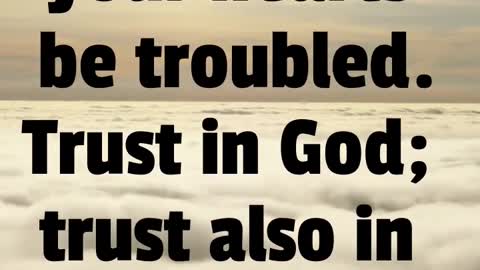 Trust in God.