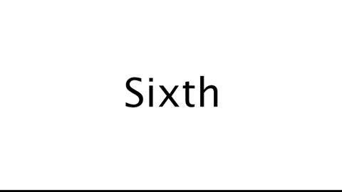 How to Pronounce Sixth