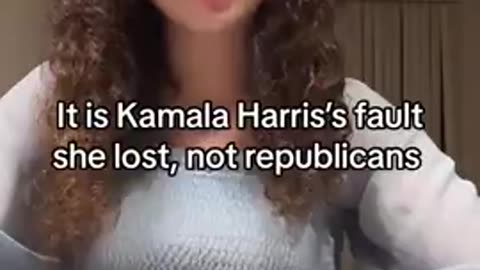 This girl is right about why Kamala Harris lost the election