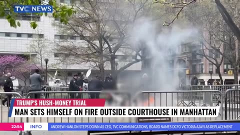 Donald Trump's Hush Money Trial Resumes As Man Sets Himself On Fire Outside Courthouse