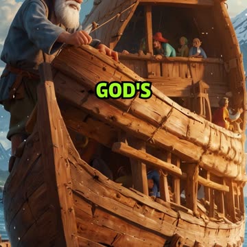 "Noah's Unwavering Faith: Building the Ark Amidst Doubt"