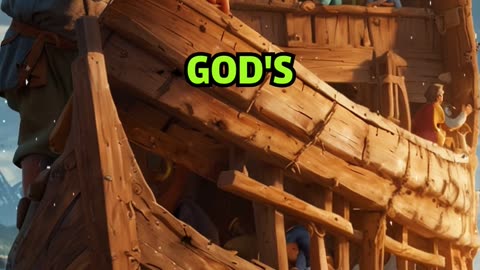 "Noah's Unwavering Faith: Building the Ark Amidst Doubt"