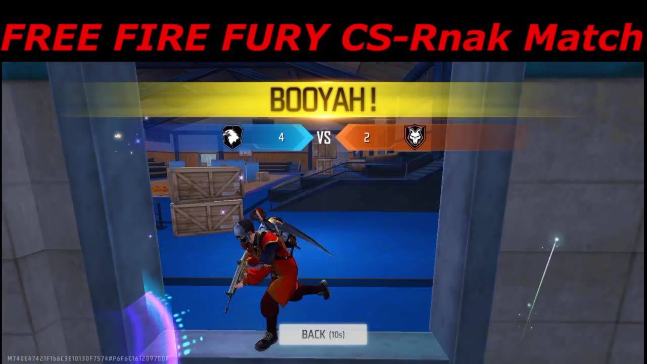 2 CS-Rank full match | FREE FIRE | Booyha | Epic Victories in Free Fire Battle Royale