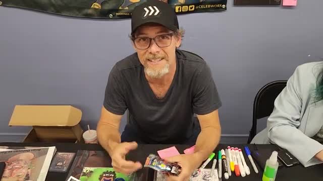 Brian Donovan & Michael Yurchak opening Naruto Mystery bags at Reborn Anime