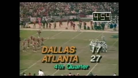 1981-01-04 NFC Divisional Dallas Cowboys vs Atlanta Falcons