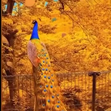 peacock sound. And it’s amazing cloored