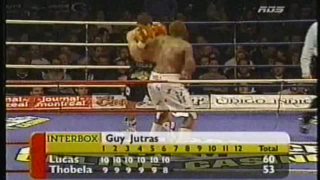 Combat de Boxe Dingaan Thobela vs Eric Lucas