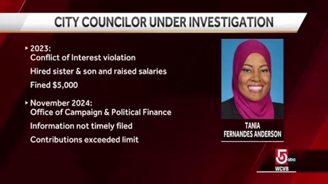 Boston City Councilor Tania Fernandes Anderson arrested for public corruption