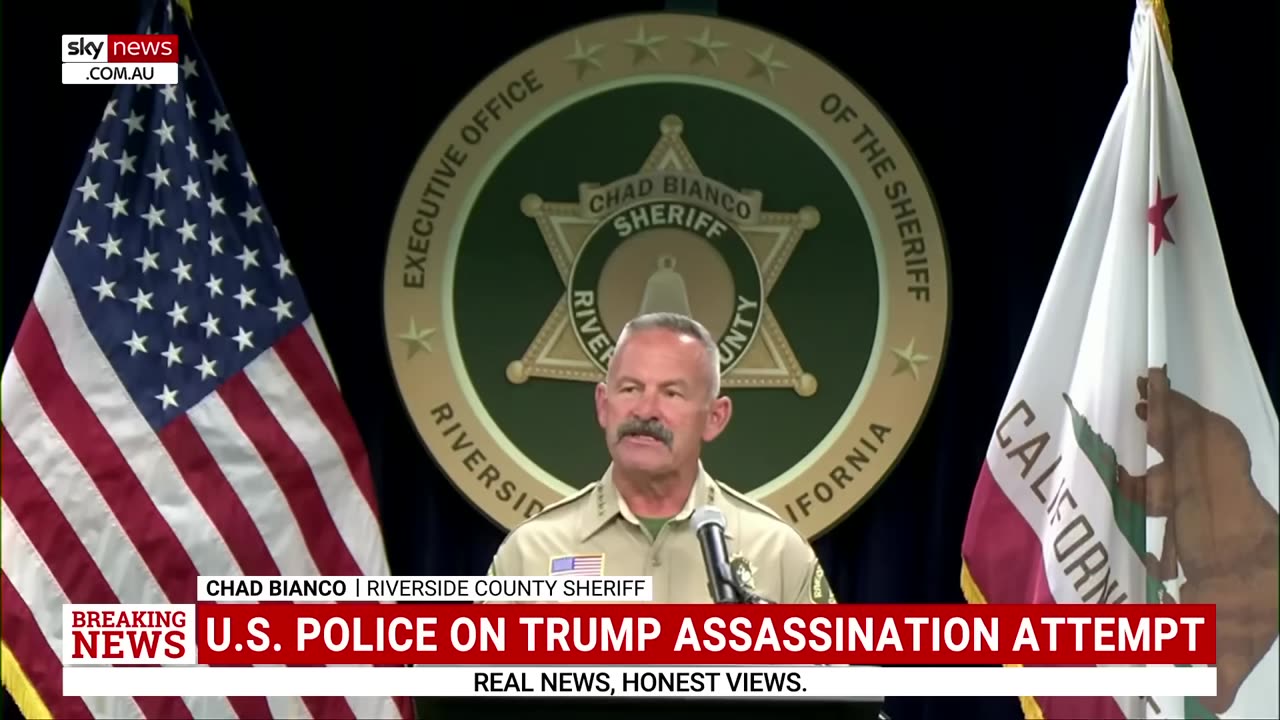 US police release details on third Trump assassination attempt