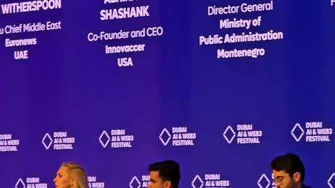 Quentin Reyes CEO of @Hyperfusion.io at the Dubai AI and Web3 Festival