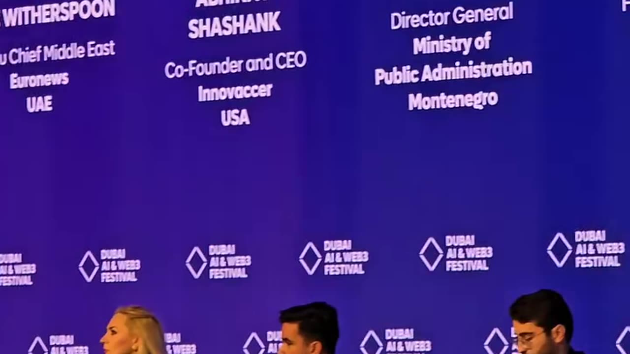 Quentin Reyes CEO of @Hyperfusion.io at the Dubai AI and Web3 Festival