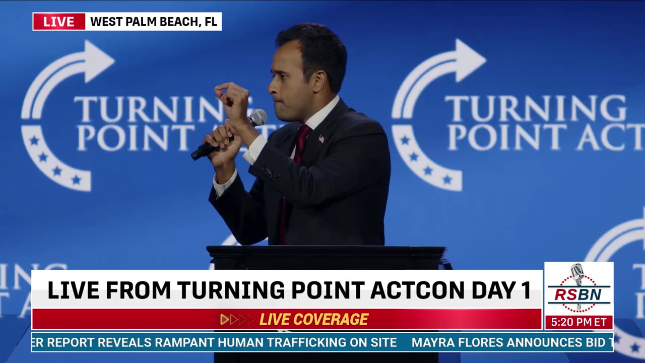 FULL SPEECH: Vivek Ramaswamy at Turning Point Action Conference - Day One - 7/15/23