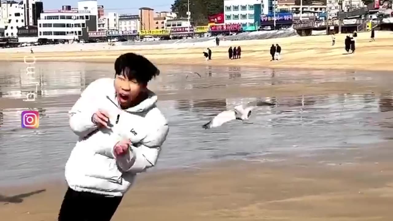 Funny video | The runaway at the end 🤣