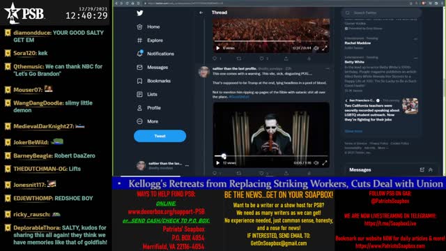 2021-12-28 22:00 EST - The MAGA Mullet Show: with MagaSwaga