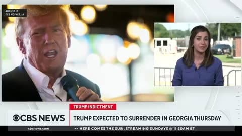 Trump expected to have mugshot taken when he surrenders in Georgia