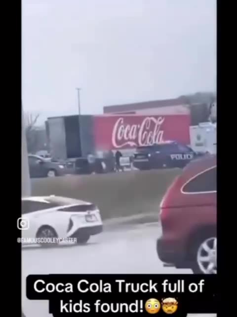 Coca Cola Truck Full Of Children? 🧐