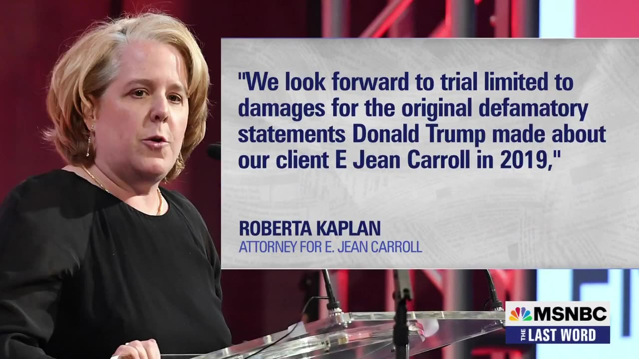 E. Jean Carroll beats Donald Trump in court - again