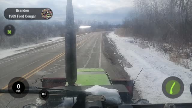 1/4 time run in a tractor