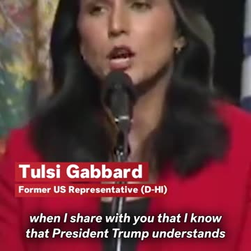 TULSI!!! LOVELY LADY!! Next to my wife and Mom strongest woman I have ever met.