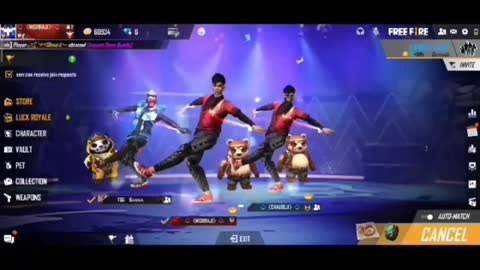 Freefire emote Dance