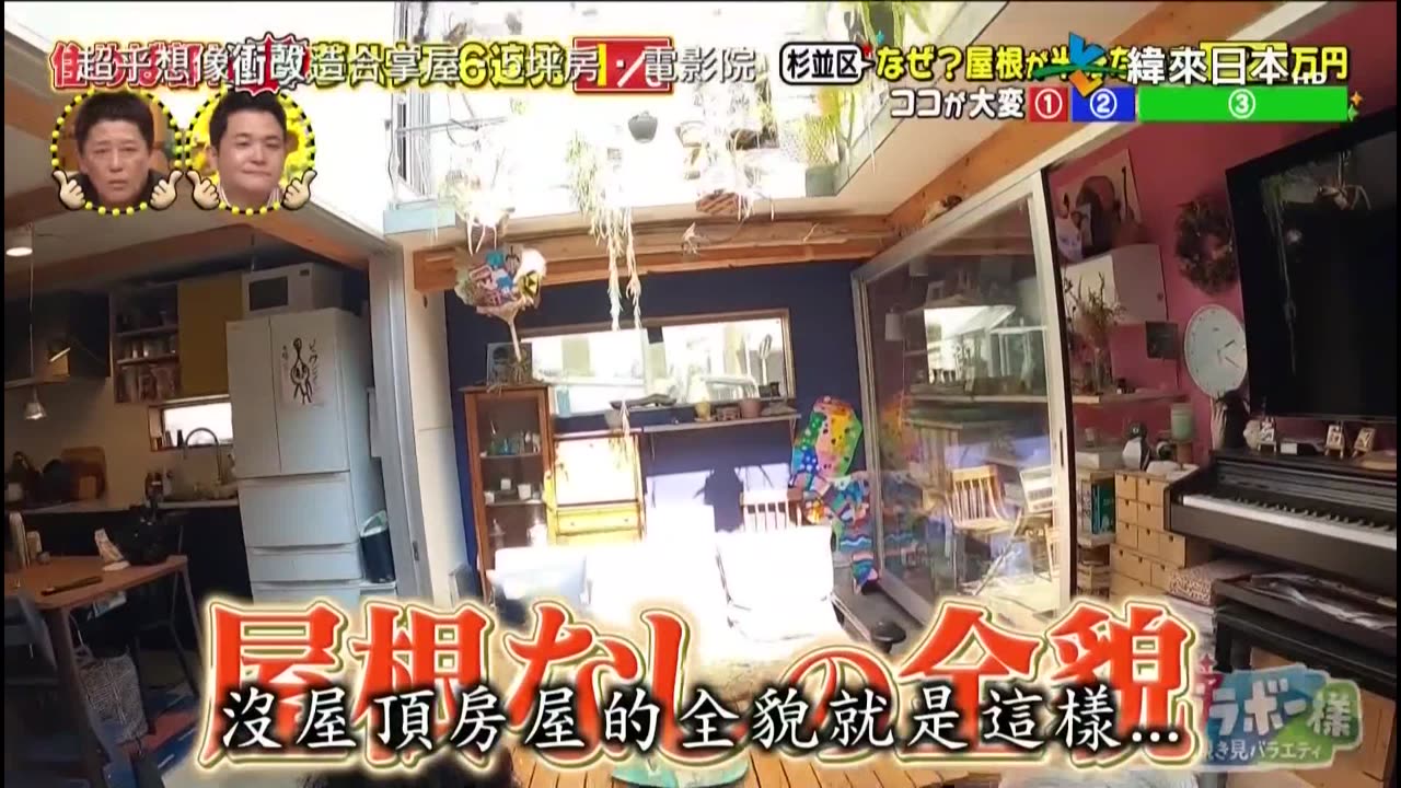 超乎想像！改造合掌屋・5坪房・電影院