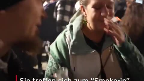 People in Germany enjoying some cannabis