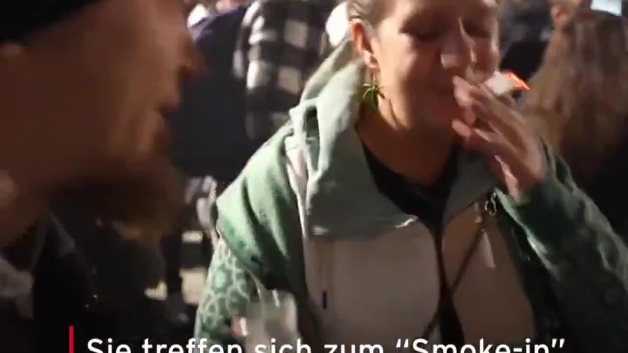 People in Germany enjoying some cannabis