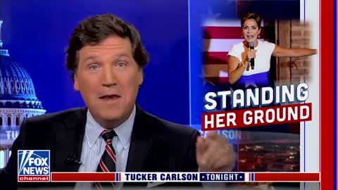 Tucker Has CLASSIC Reaction to Kari Lake Roasting CNN Reporter