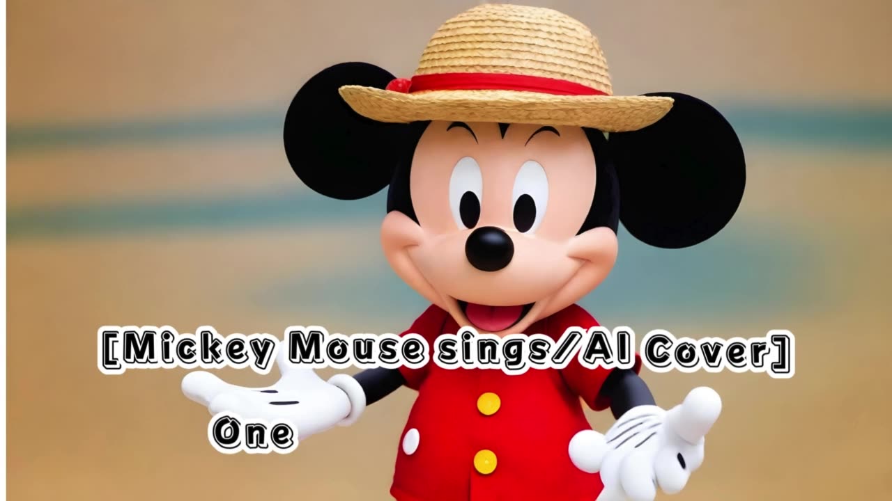 [Mickey Mouse sings/AI Cover] One Piece Opening 10 Hiroshi Kitadani/TVXQ - We Are!