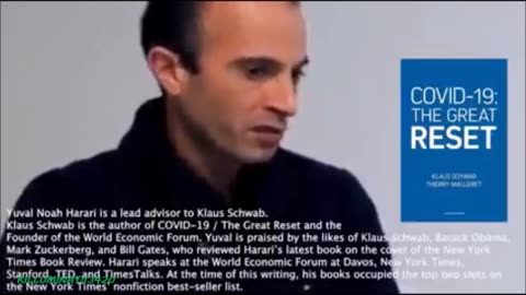 Yuval Noah Harari is a Lead Advisor to Klaus Schwab