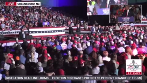 Trump says we only have two more weeks of rallies, and that it.