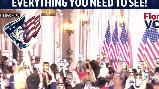 WATCH THE ULTIMATE DONALD TRUMP ENTRANCE AS HE ANNOUNCES HIS 2O24 RUN!