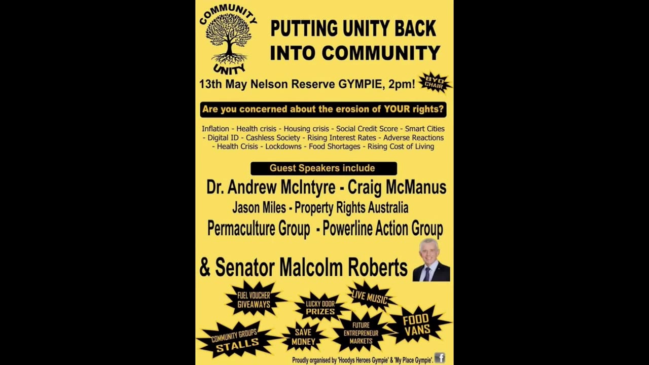 Community Unity Event Gympie 13th May 2023