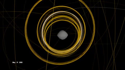 OSIRIS-REx Slings Orbital Web Around Asteroid to Capture Sample 4K