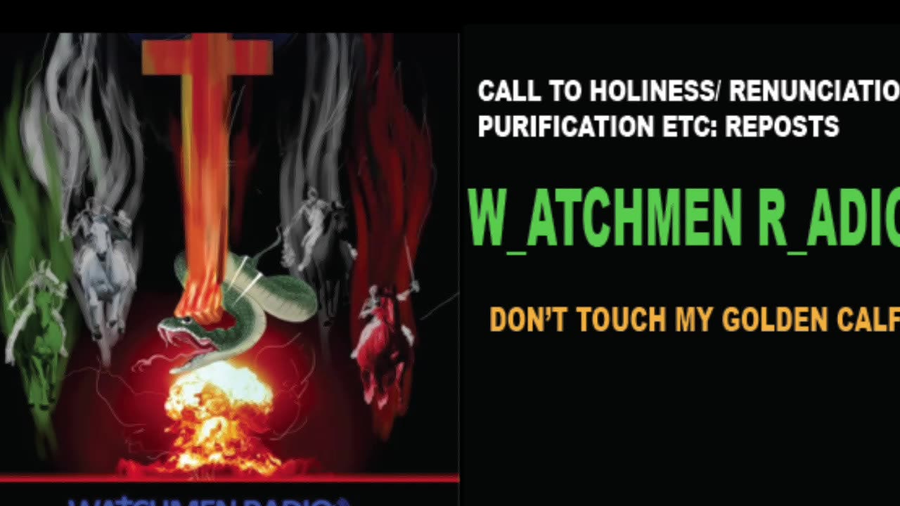 Call to HOliness EP 3: dont touch my golden calf! avoid mammon preachers!