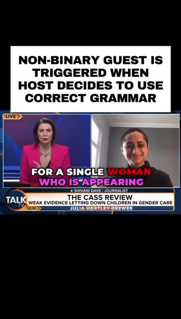 🔥🔥 WOW... Finally, someone challenged a confused binary idiot on a live TV show...