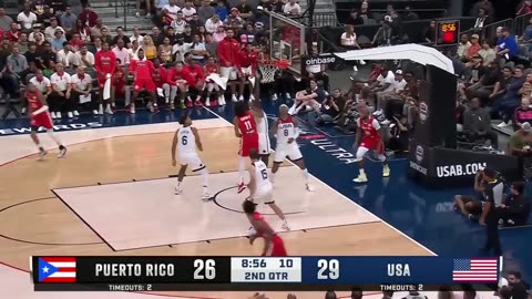 Puerto Rico vs USA SHOWCASE | FULL GAME HIGHLIGHTS