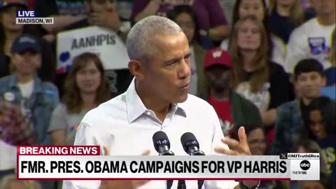 Barrack Hussein Obama is confused how America became so divided…