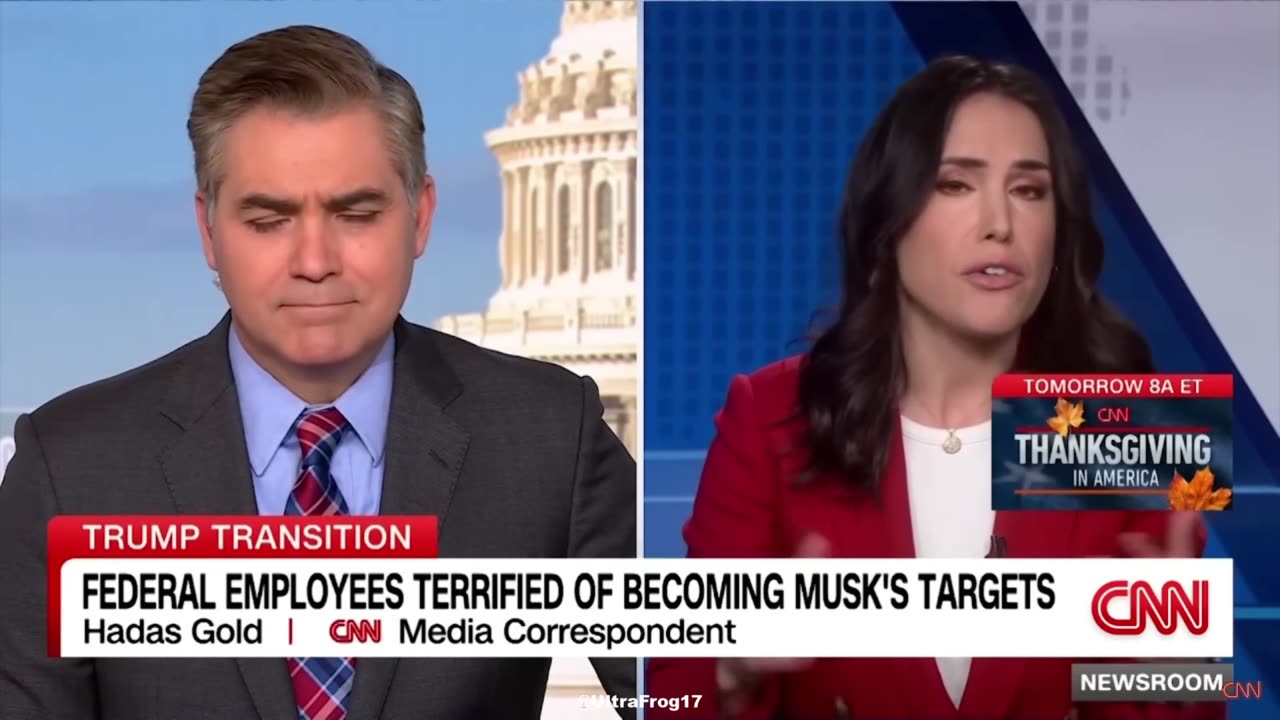 CNN: Federal Employees are scared for their lives because Elon Musk is going to fire them