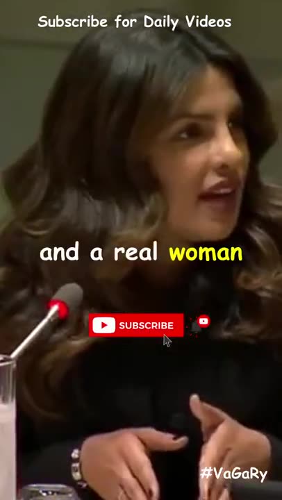 Be a Real Man and Real Woman _ Priyanka Chopra Motivational Speech #shorts