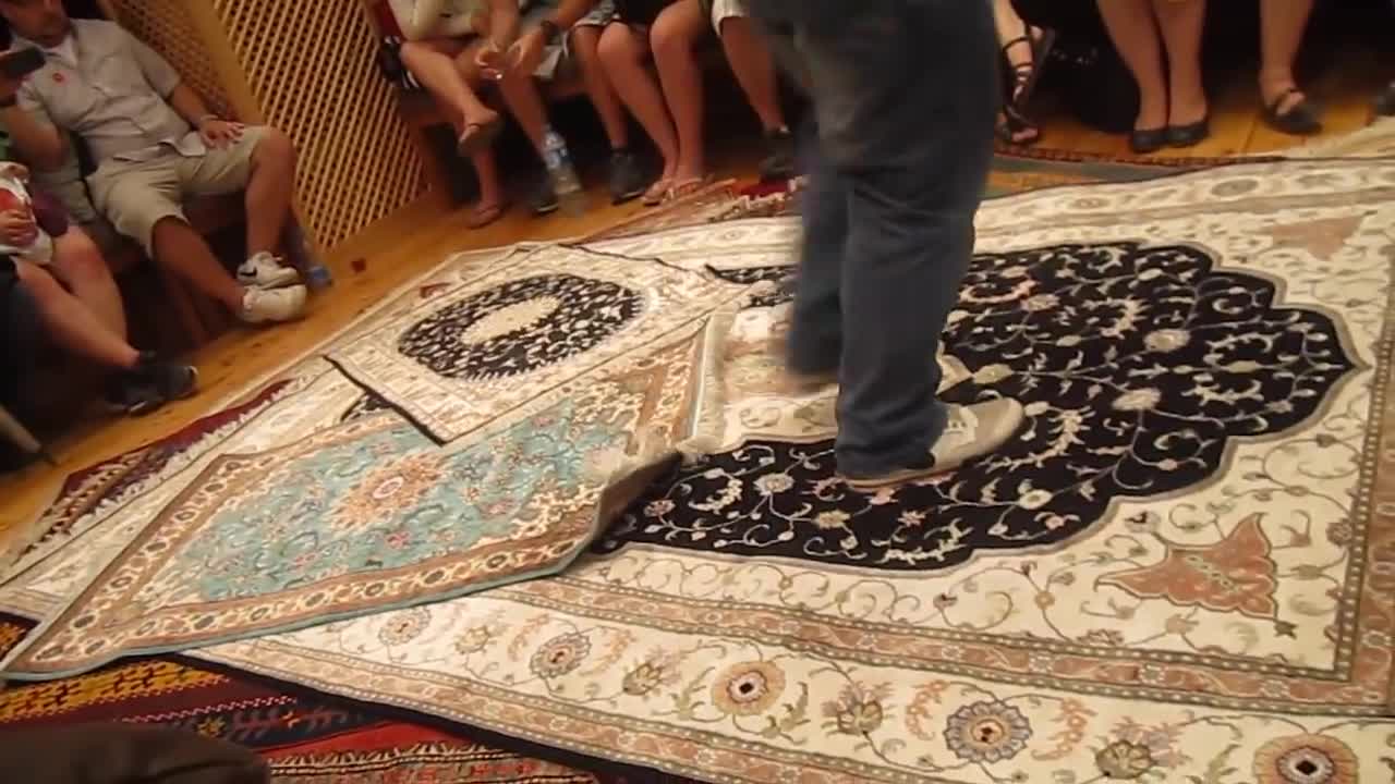 Turkish Rug Display