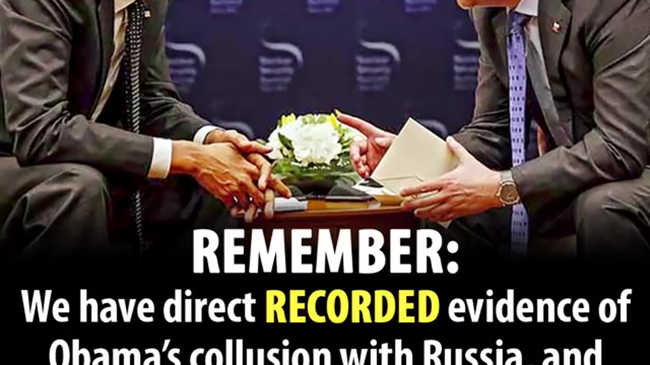 Anyone remember Obama's collusion with Russia?