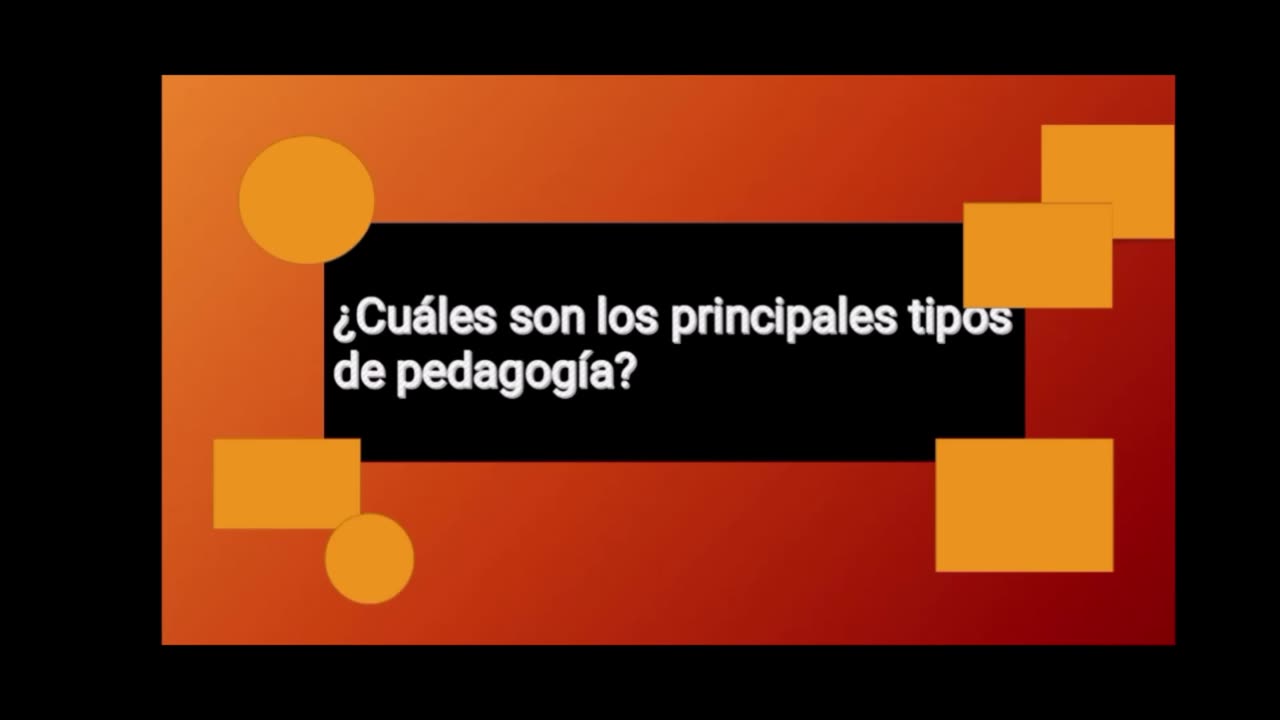 Micro informativo: Tipos de Pedagogías