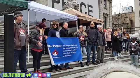 🇨🇦 Worldwide Freedom Rally In Vancouver Nov 20 Part 1 ☠️💉