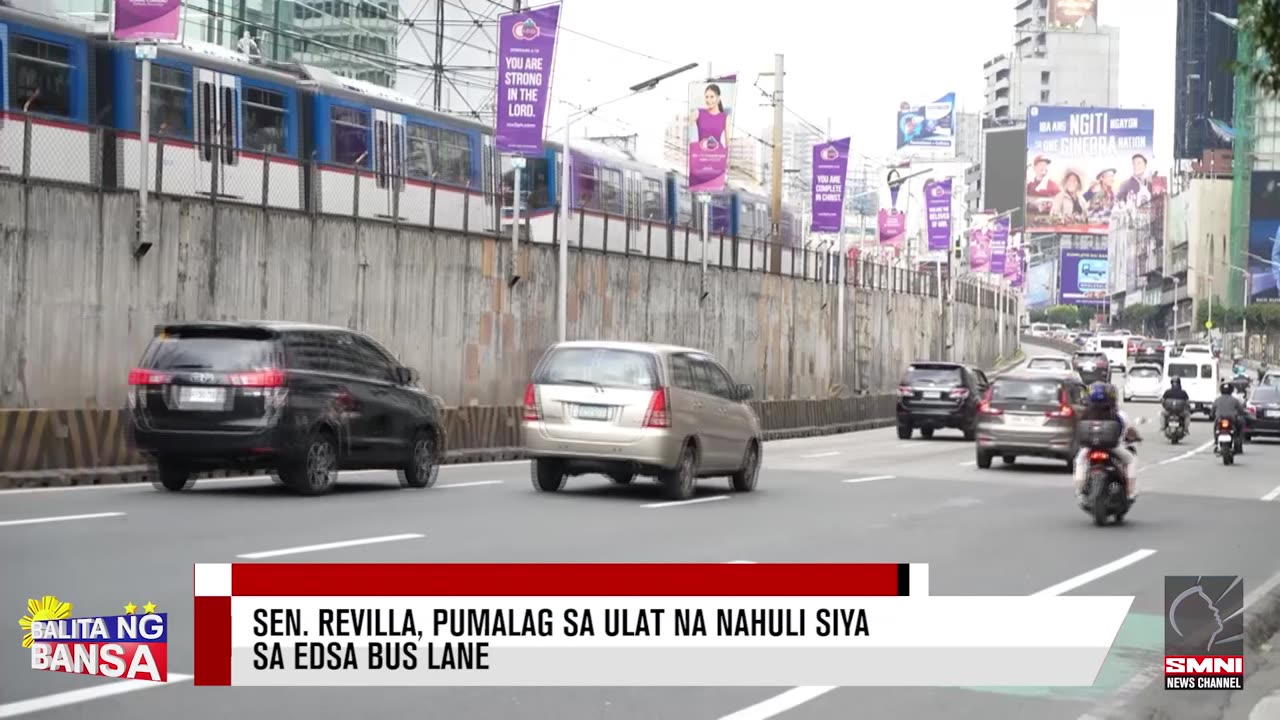 Sen. Revilla, pumalag sa ulat na nahuli siya sa EDSA bus lane